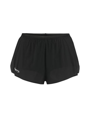 Race Day Split Shorts W | Black