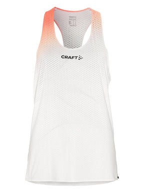Race Day Singlet W | White/Multi