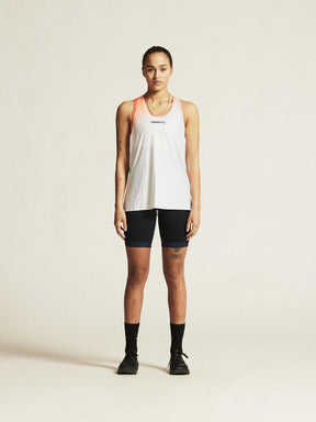 Race Day Singlet W | White/Multi