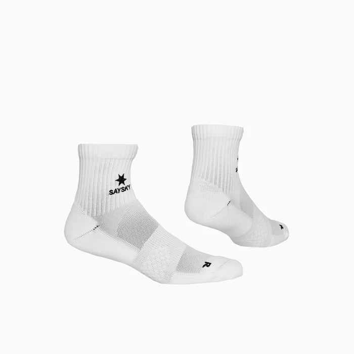 Pace Quarter Socks | White