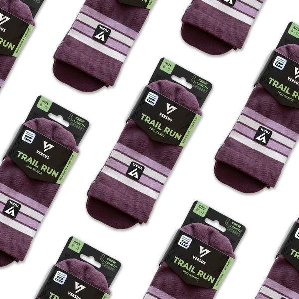 Trail Running Socks | Midnight Plum