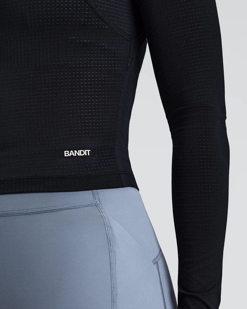 W GeoMesh Eclipse Long Sleeve | Black