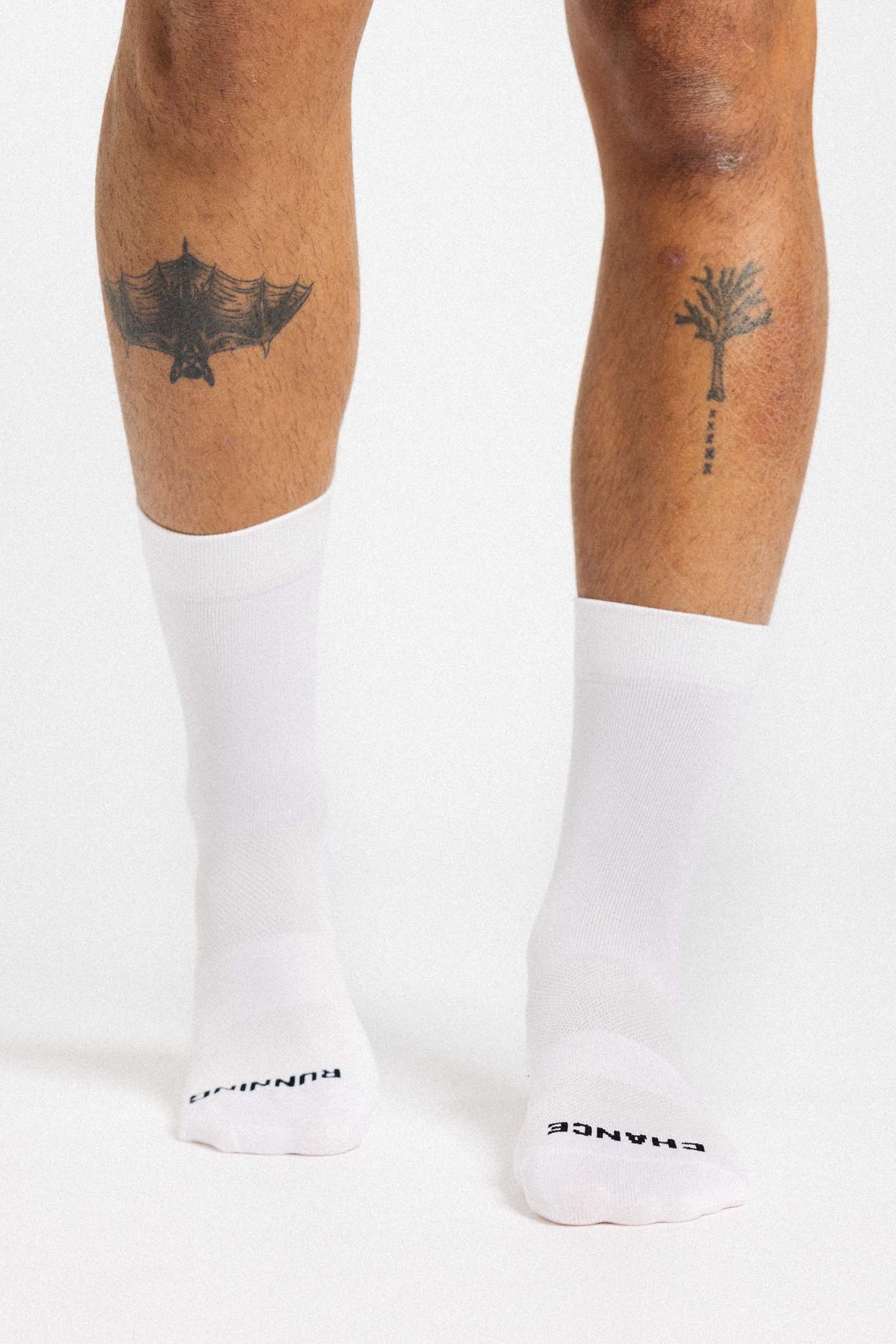 Lightweight Sock C and Arrow | White Black