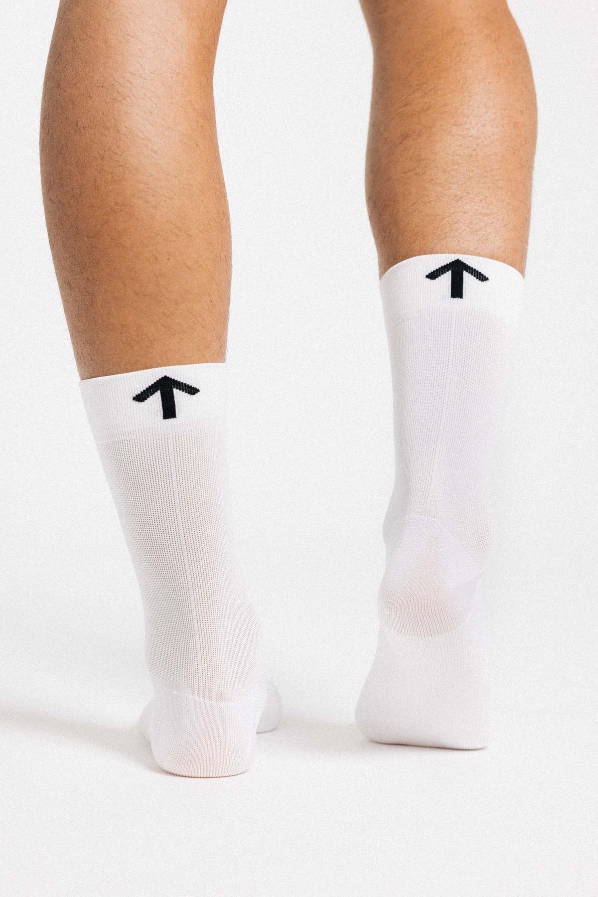 Lightweight Sock C and Arrow | White Black