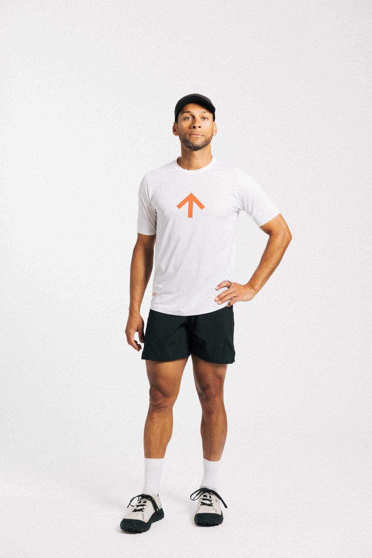 AROW Lightweight T-Shirt | White Ordnance Orange