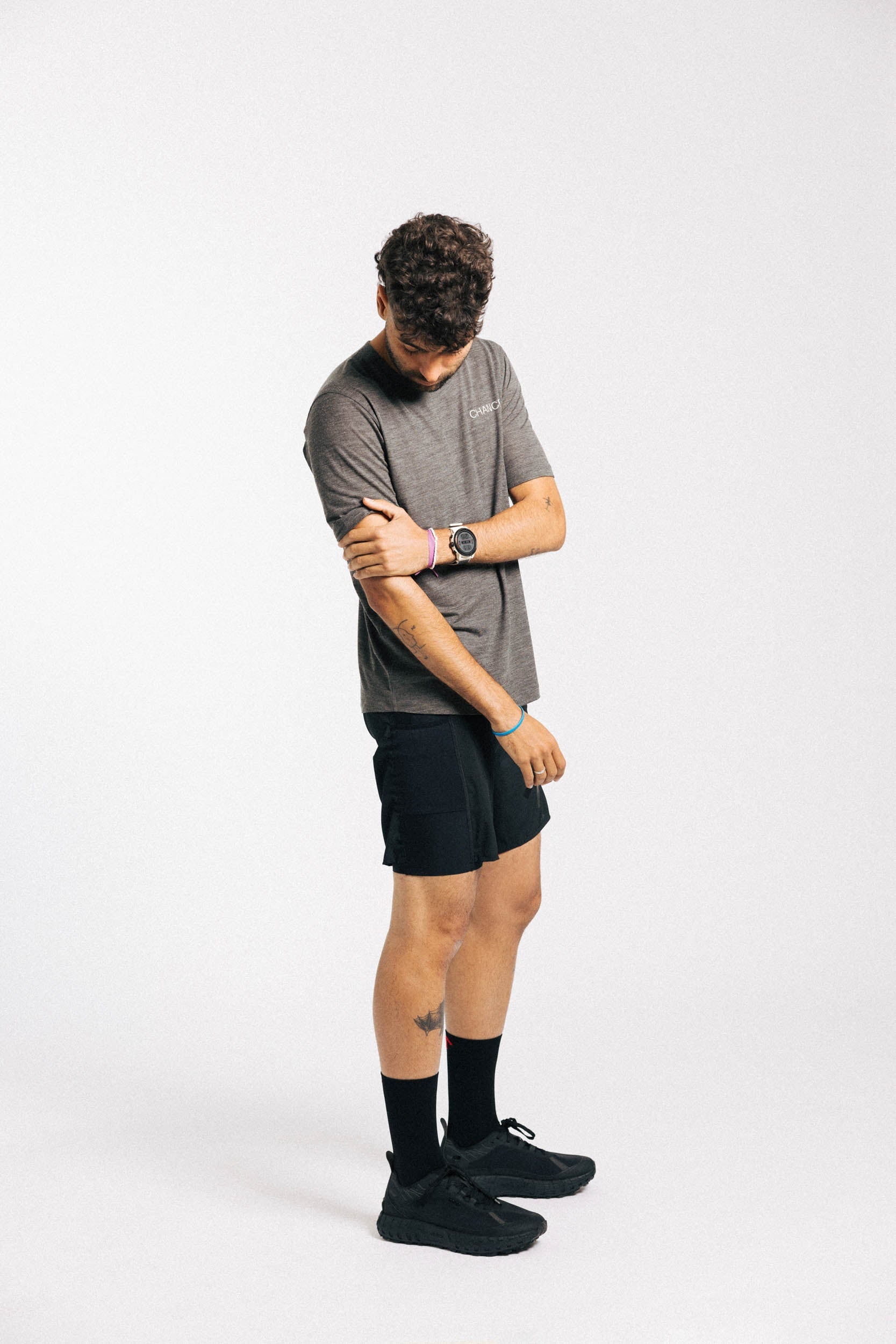 Performance Merino Tee | Slate Grey
