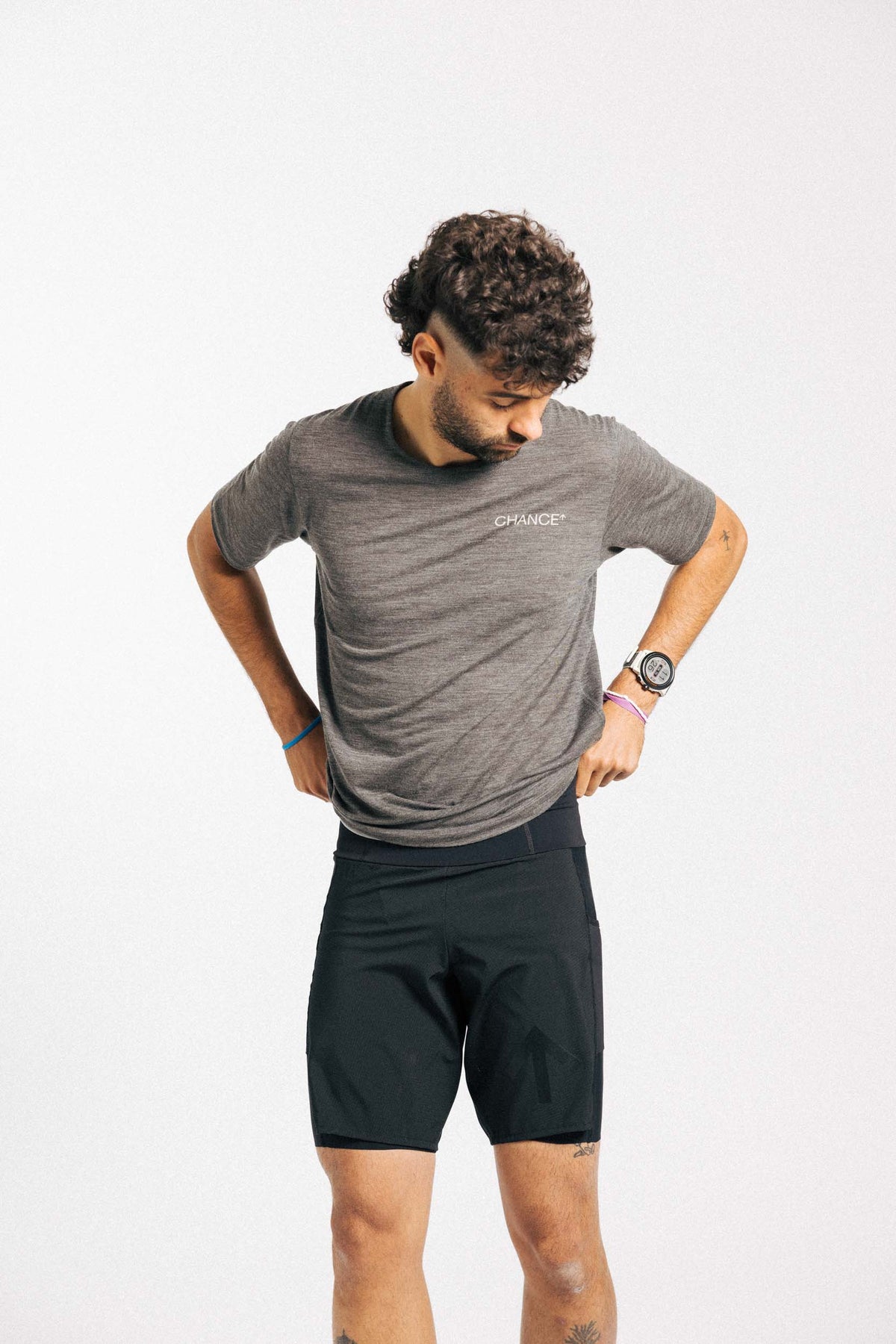 Performance Merino Tee | Slate Grey