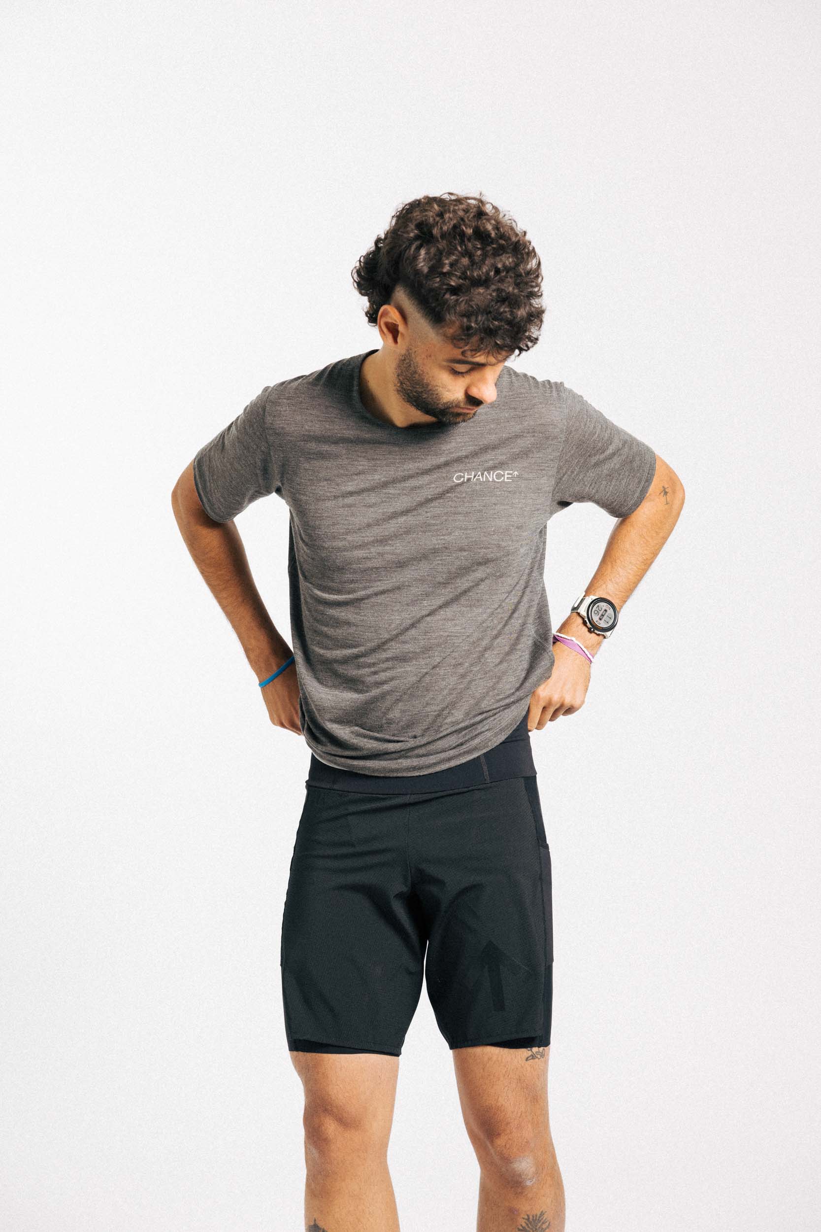 Performance Merino Tee | Slate Grey