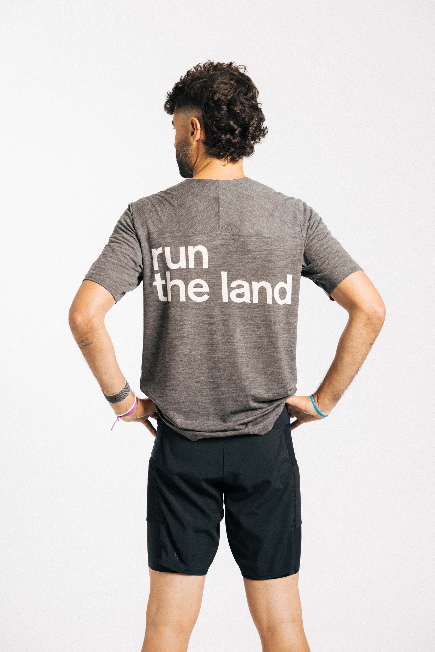 Performance Merino Tee | Slate Grey