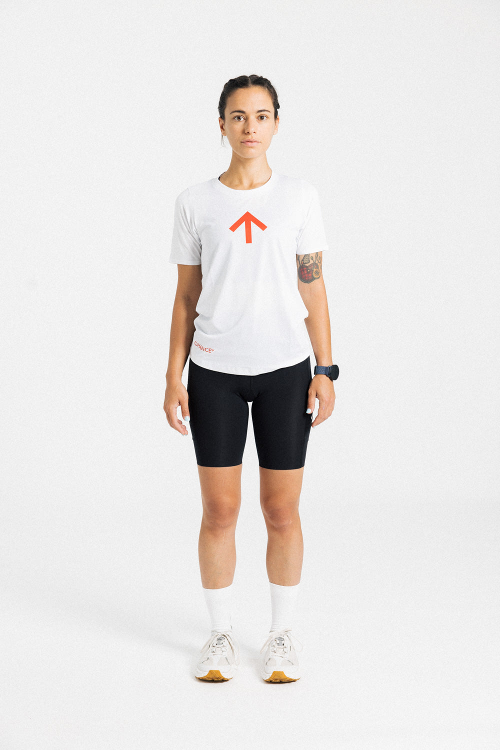AROW Lightweight T-Shirt | White Ordnance Orange