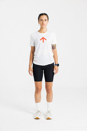AROW Lightweight T-Shirt | White Ordnance Orange