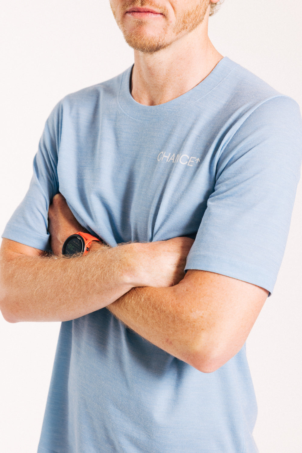 Performance Merino Tee | Bluebird