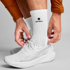 Pace High Socks | White