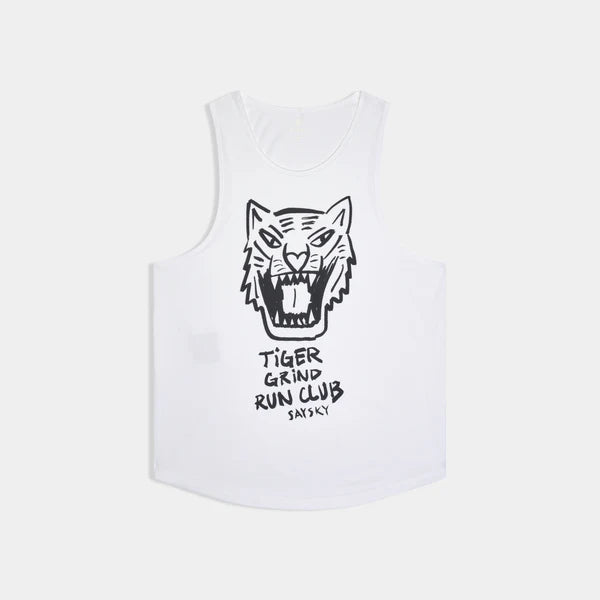M Tiger Combat Pro Singlet | White
