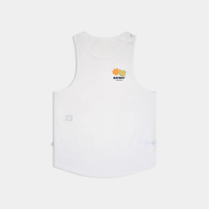 M Combat Singlet | White Flower