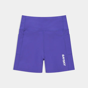 W Combat+ Rib Short Tights 4" | Purple