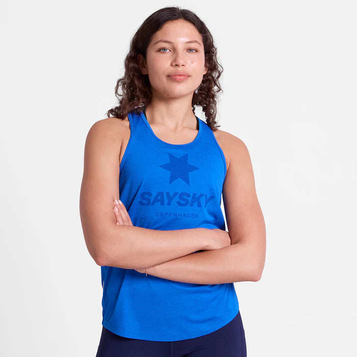 W Logo Combat Pro Singlet | Blue