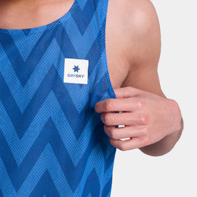 M Reactive Air Flow Singlet | Blue