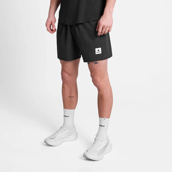 M Zig Zag Pace Shorts 5'' | Black