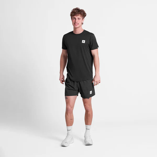 M Zig Zag Pace Shorts 5'' | Black