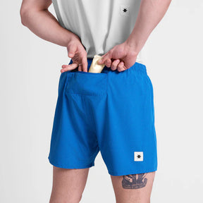 M Zig Zag Pace Shorts 5'' | Blue