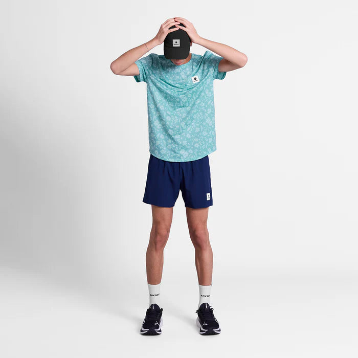 M Flower Combat T-Shirt | Light Blue Flower