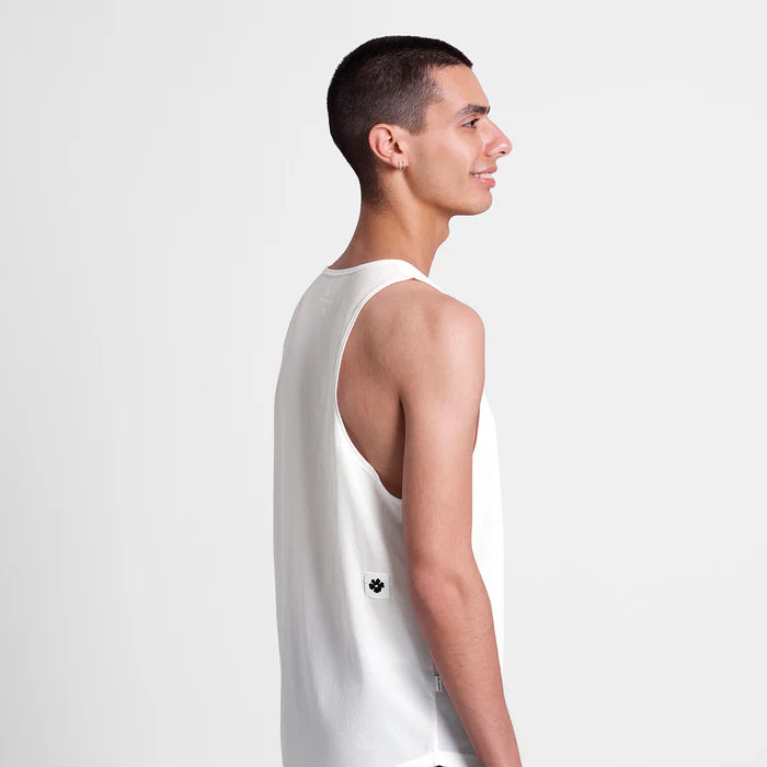 M Combat Singlet | White Flower
