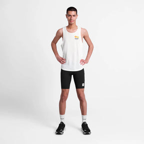 M Combat Singlet | White Flower