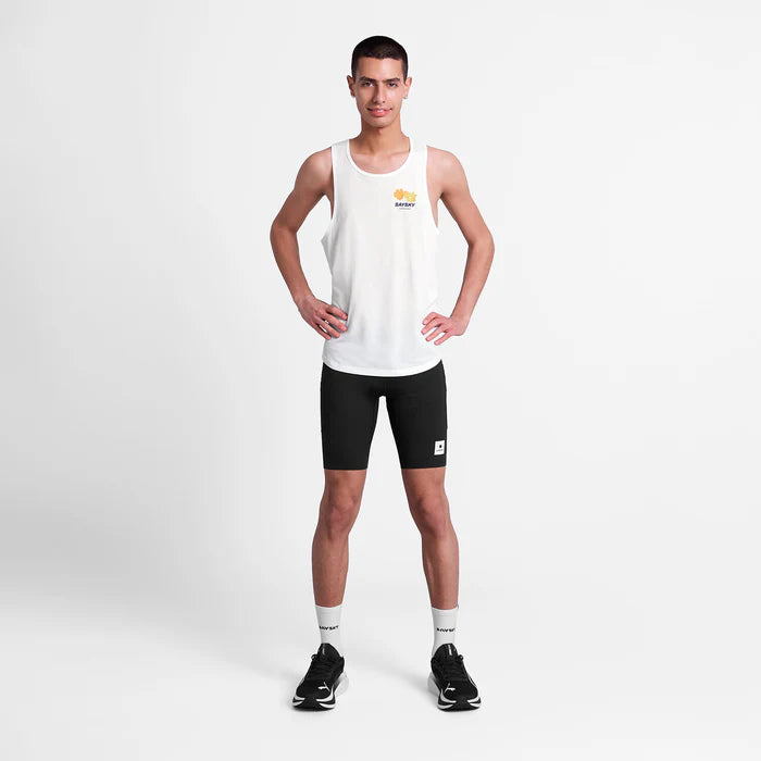 M Combat Singlet | White Flower