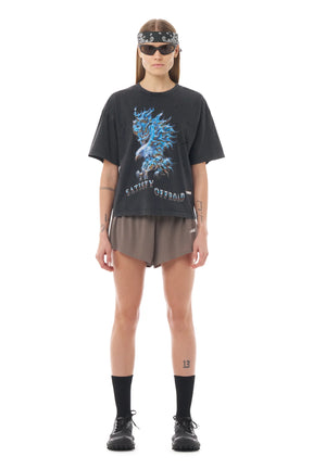 W MothTech T-Shirt | Aged Black 00A15