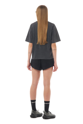 W MothTech T-Shirt | Aged Black 00A19