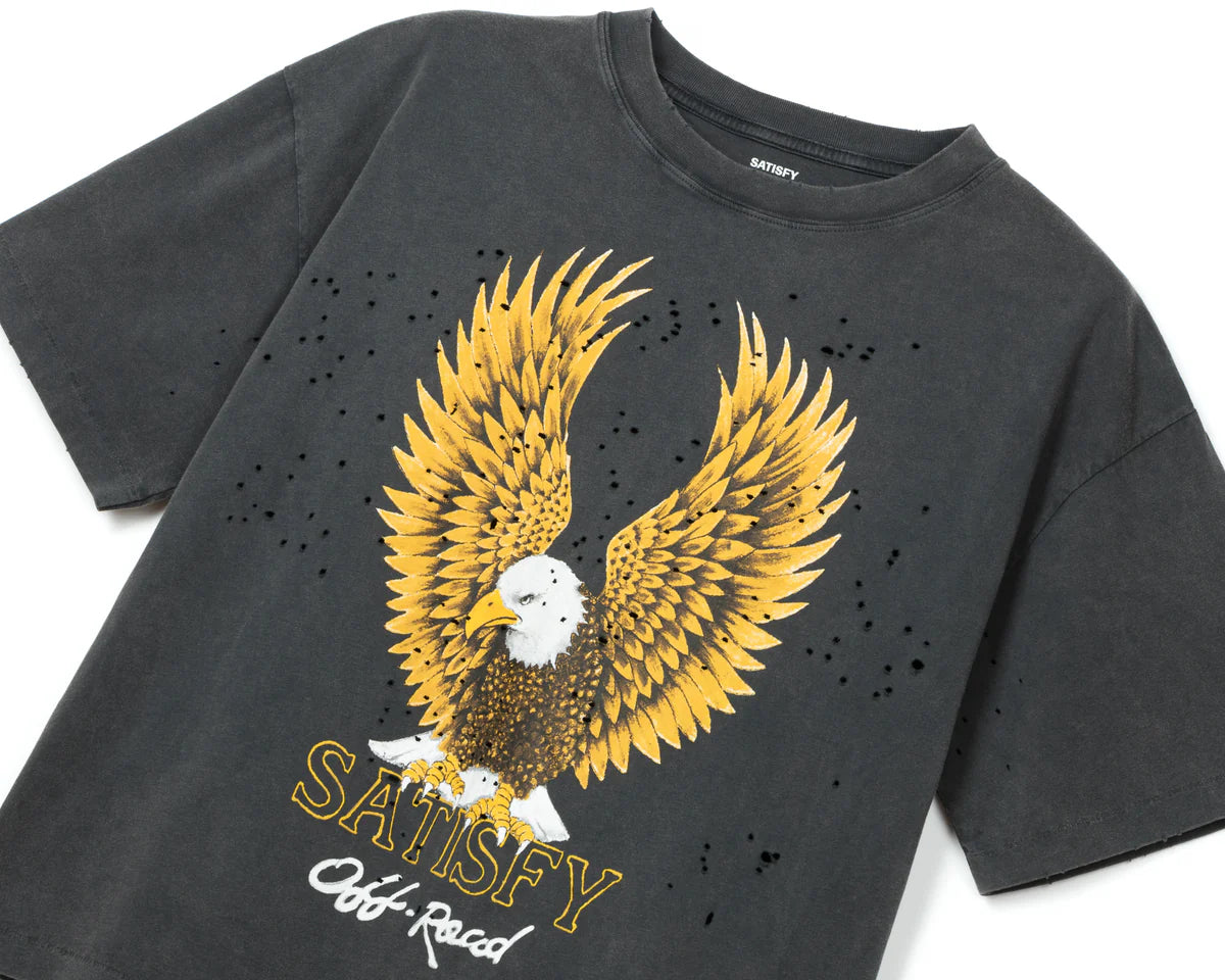 W MothTech T-Shirt | Aged Black 00A19