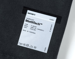 W MothTech T-Shirt | Aged Black 00A20