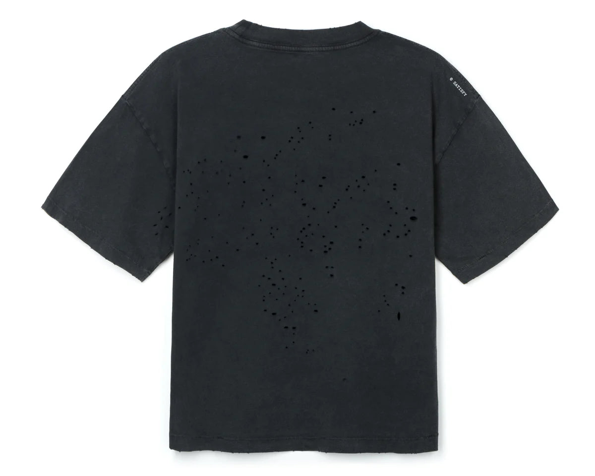 W MothTech T-Shirt | Aged Black 00A20