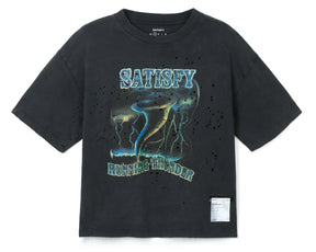 W MothTech T-Shirt | Aged Black 00A20