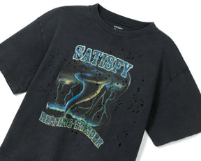 W MothTech T-Shirt | Aged Black 00A20