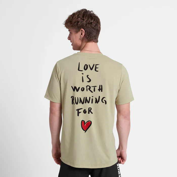 M Statement Motion T-Shirt | Beige