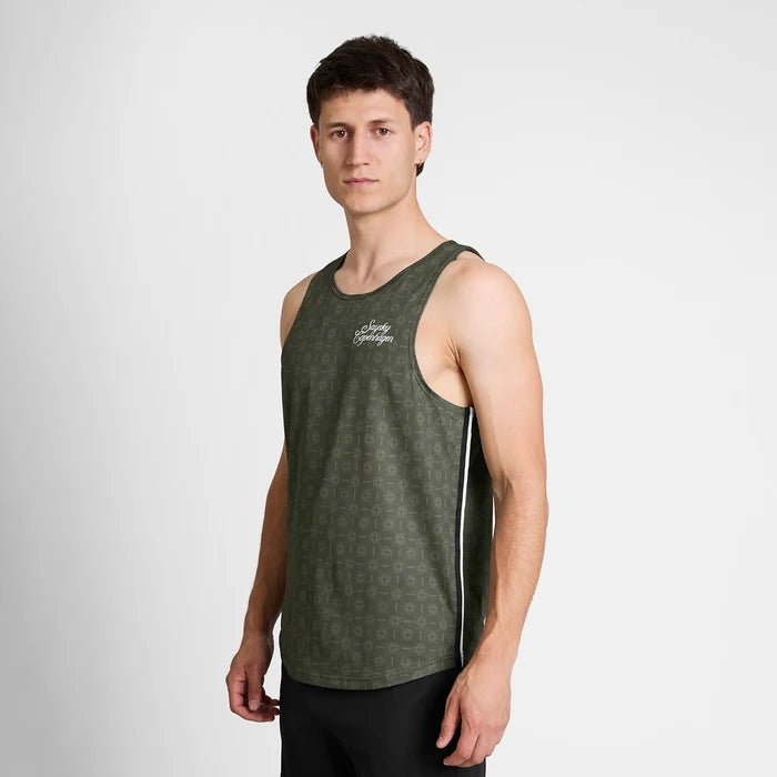 M Couture Combat Singlet | Green