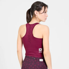 W Couture Combat Crop Top | Burgundy