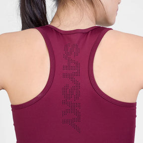 W Couture Combat Crop Top | Burgundy