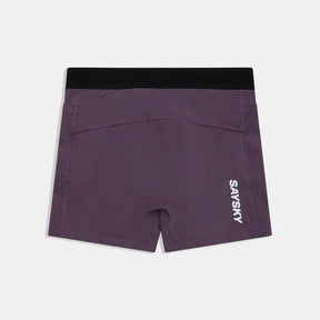 W Flow+ Race Short Tights 4" | Purple