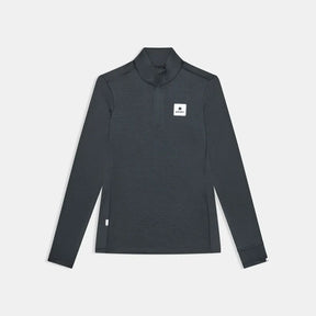 W Tiger Pace Half Zip Long Sleeve | Black
