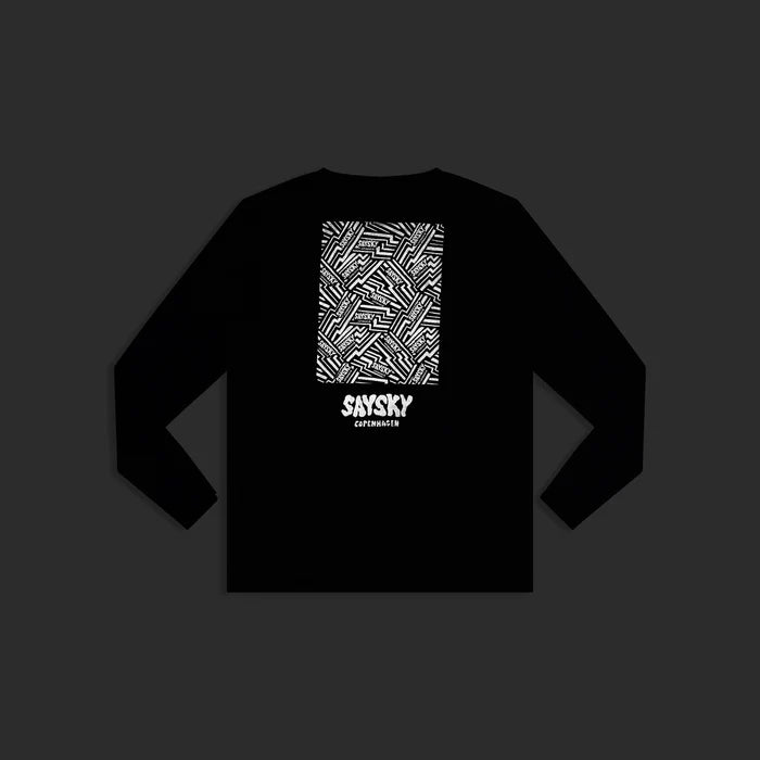 M Reflective Logo Pace Long Sleeve | Black