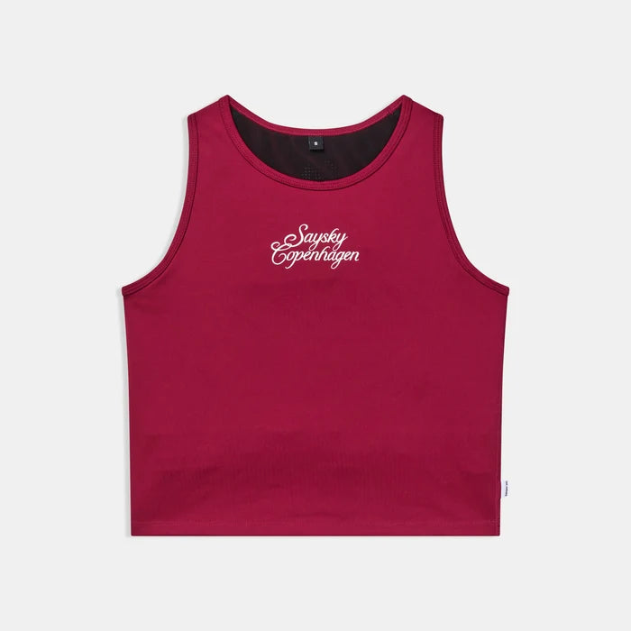 W Couture Combat Crop Top | Burgundy