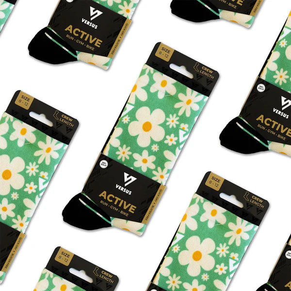 Active Crew Socks | Wild Bloom