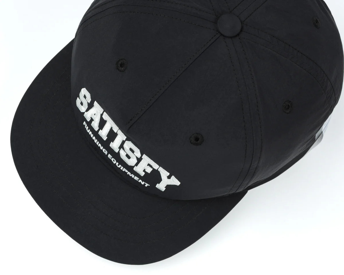 FliteSilk 5 Panel Pinch Cap | Black