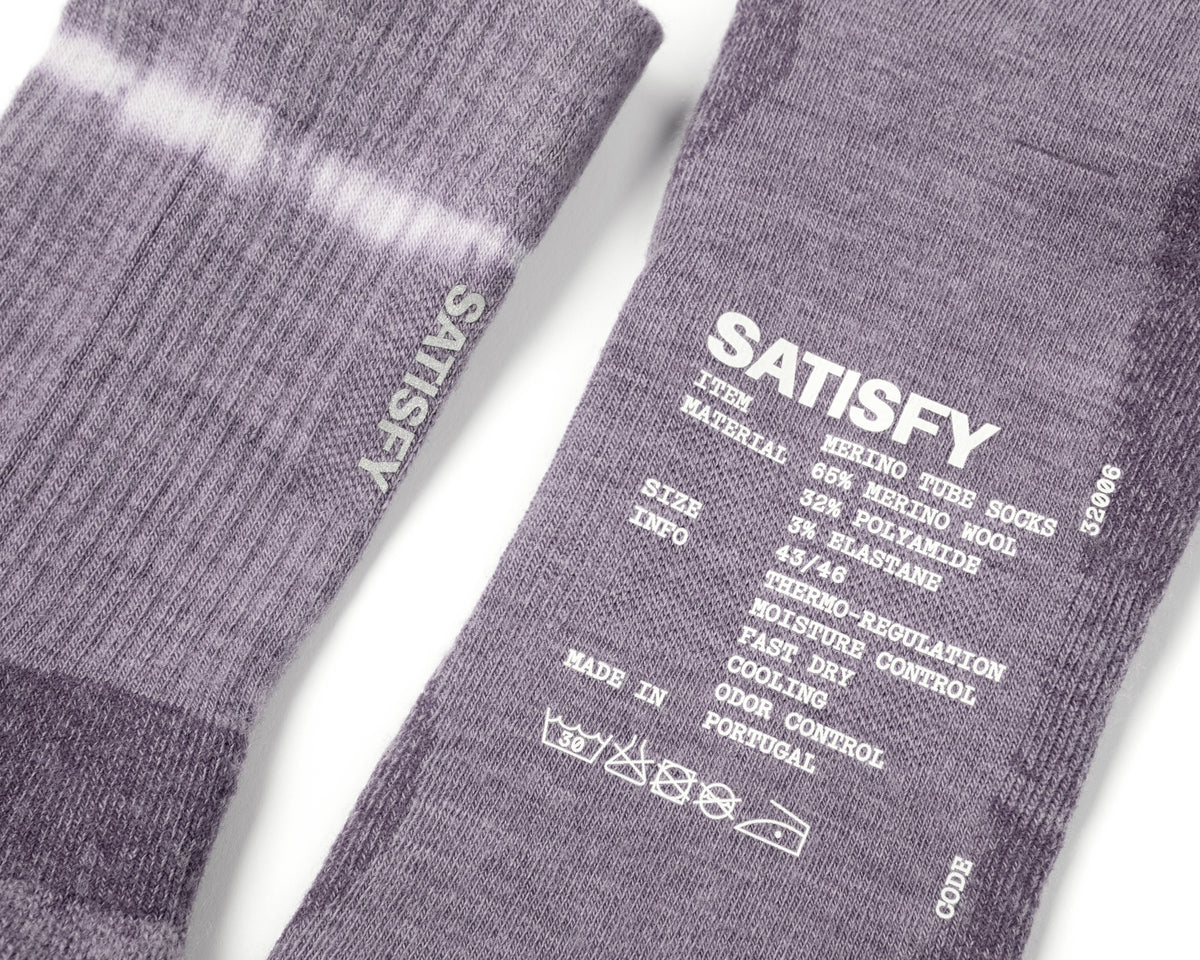 Merino Nylon Tube Socks | Dusk