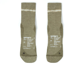 Merino Nylon Tube Socks | Tie Dye Covert Green