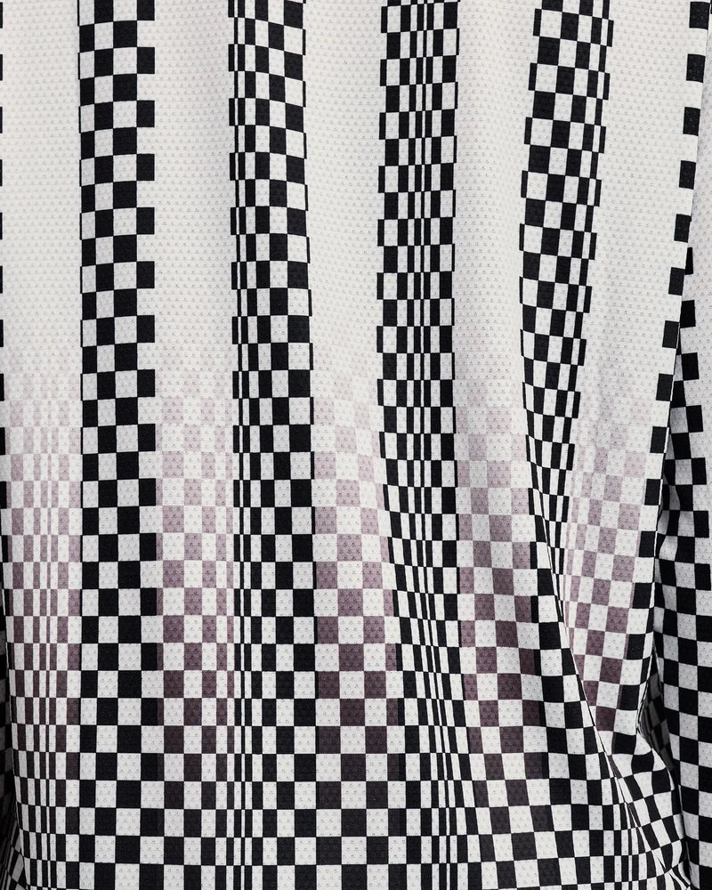 M Micromesh Long Sleeve | Checkerboard Stripe