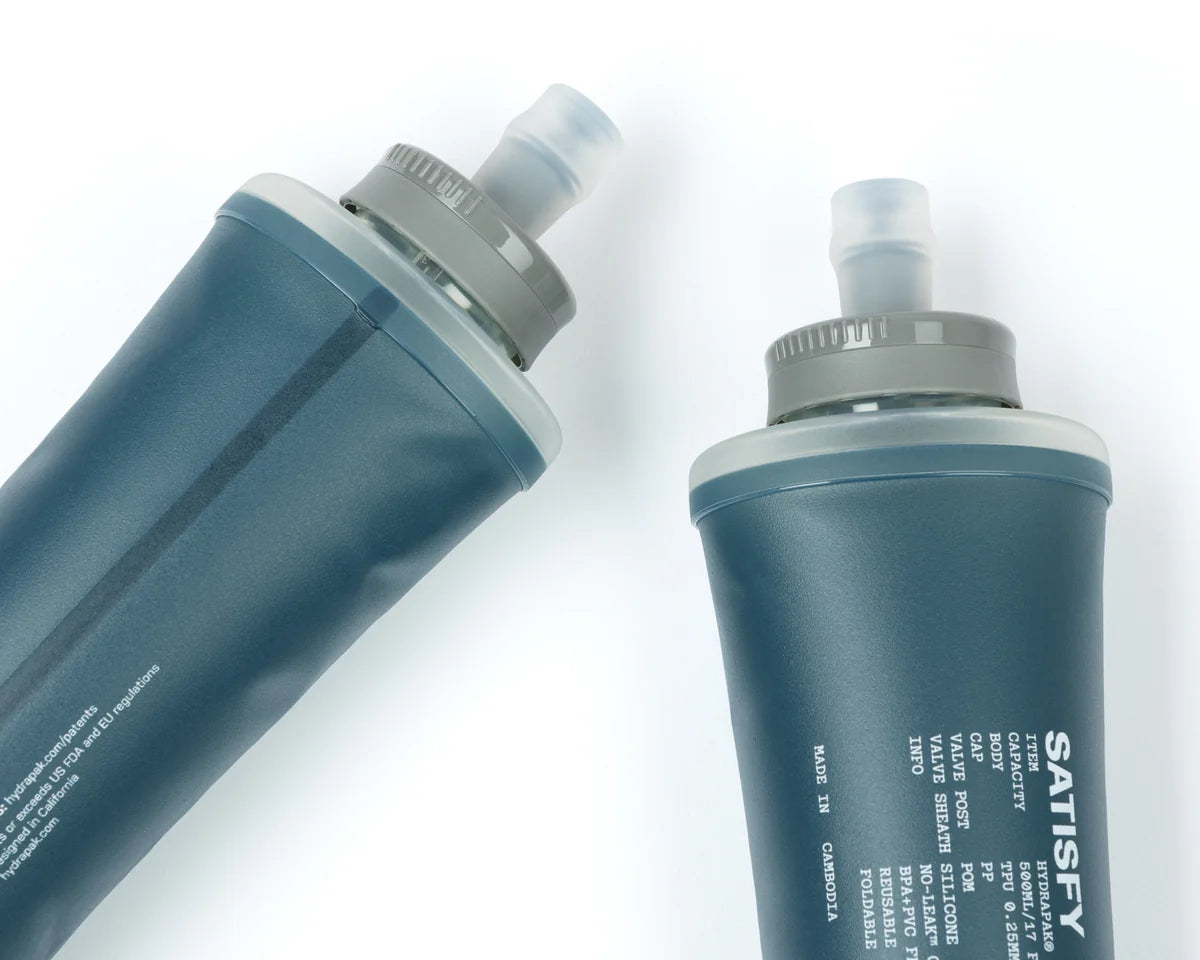 Soft Flask HydraPak® 500ml 2-Packs | Dark Slate